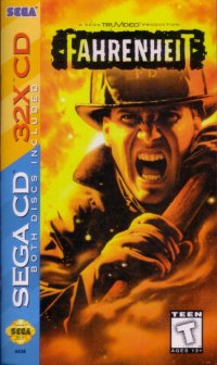 Fahrenheit PAL Sega Mega CD PAL box art