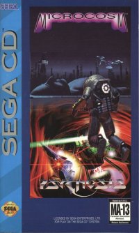 Microcosm PAL Sega Mega CD PAL box art