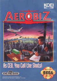 Aerobiz Sega Genesis US box art