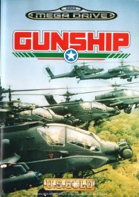 Gunship PAL Sega Mega Drive PAL box art