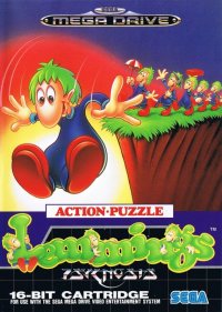 Lemmings Sega Genesis US box art