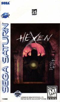 Hexen Sega Saturn US box art