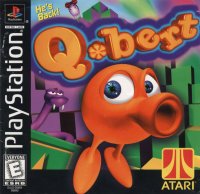 Q*bert PAL Playstation PAL box art