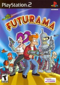 Futurama Playstation 2 US box art